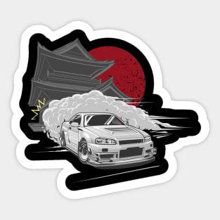 Nissan Skyline GTR 34 Sticker